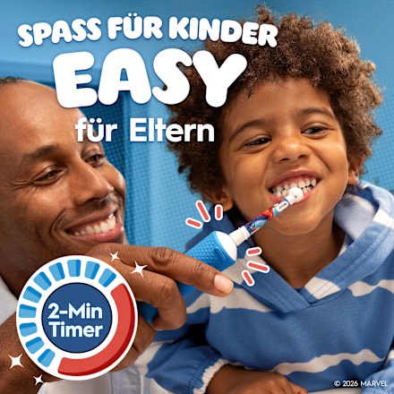 Elektrische Zahnbürste Vitality Pro Kids 3+ Spiderman Oral-B