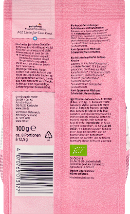 Mix de mini batoane bio, de la 1 an babylove