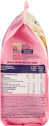 Bio mini gyümölcsszelet mix banános-meggyes és almás-banános ízben, 1 éves kortól babylove