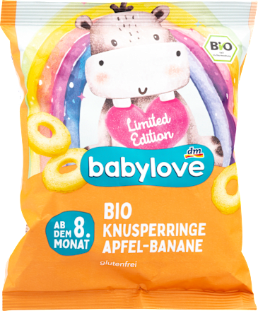Kindersnack Knusperringe Apfel-Banane ab dem 8. Monat babylove