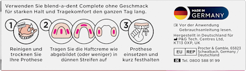 Haftcreme Complete geschmacksneutral blend-a-dent