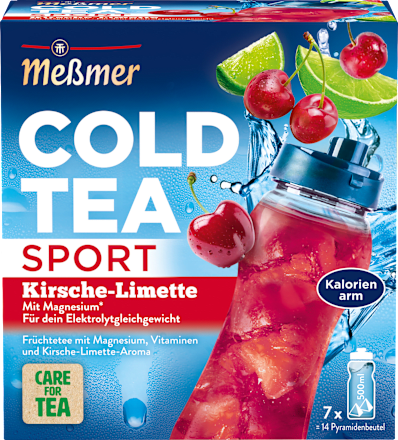 Cold Tea Sport Kirsche-Limette (14 Beutel) Meßmer