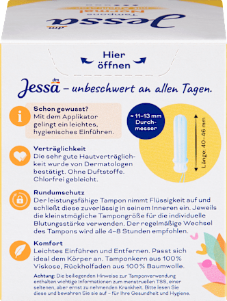 Tampons Normal mit Applikator Jessa