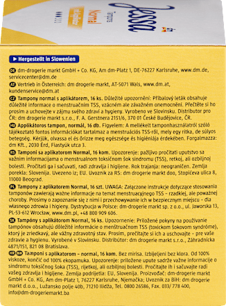 Tampóny Normal s aplikátorom Jessa