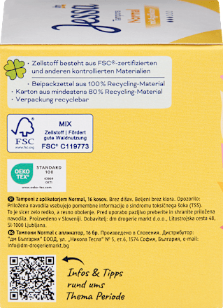 Tampons Normal mit Applikator Jessa