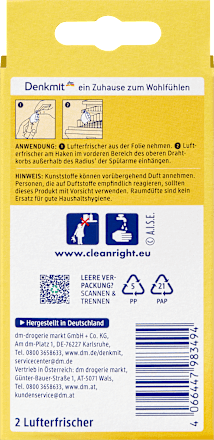 Deodorant za pomivalni stroj z vonjem limone Denkmit