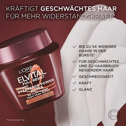 Haarmaske Full Resist L'ORÉAL PARiS ELVITAL