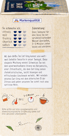 Earl Grey crni čaj, 20 vrećica dmBio