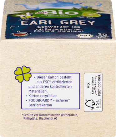 Earl Grey crni čaj, 20 vrećica dmBio