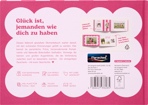 Erinnerungsbuch "Mama ist die Beste" Paradies