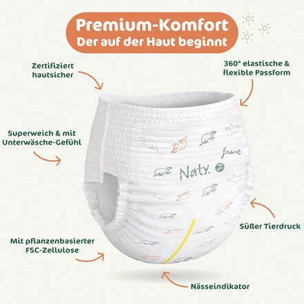 Baby Pants Gr. 7 (16+ kg) Naty