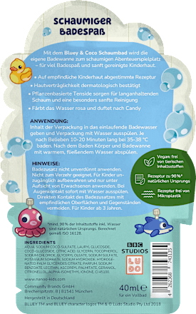 Schaumbad BLUEY  nanoo kids