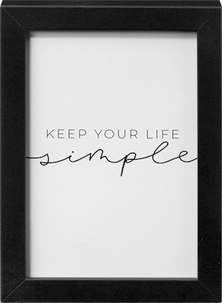 Ramka na zdjęcie Basic Small 10x15 cm, czarna Paradies