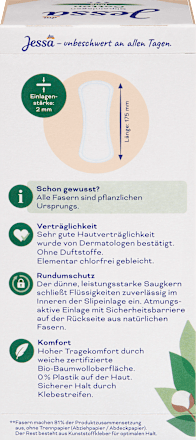 Slipeinlagen Cotton Lang Jessa