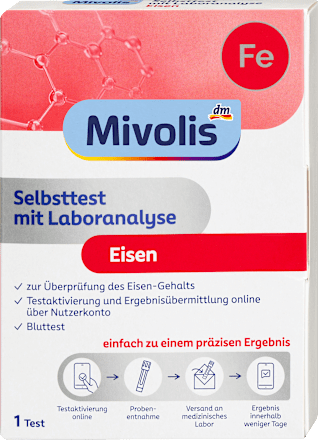 Selbsttest mit Laboranalyse Eisen, 1 Anwendung Mivolis