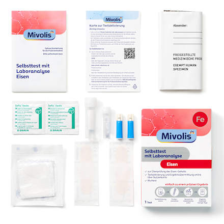 Selbsttest mit Laboranalyse Eisen, 1 Anwendung Mivolis