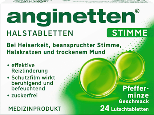 Halstabletten Stimme anginetten