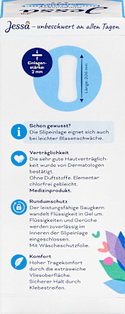 Slipeinlagen Pure Comfort Extra Lang Jessa