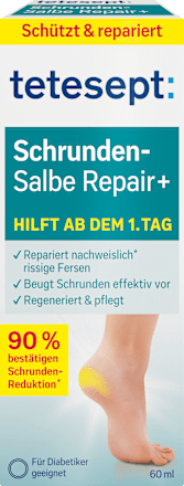 Fußcreme, Schrundensalbe Repair+ tetesept