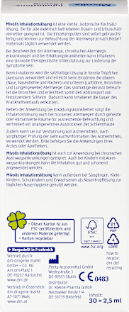 Inhalationslösung 30 St Mivolis