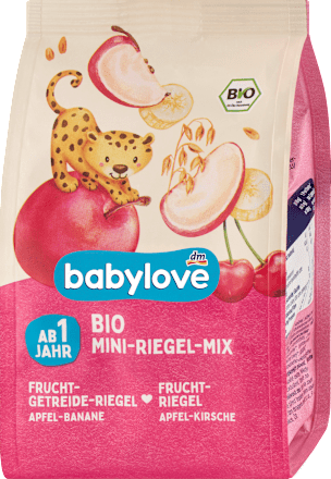 Fruchtriegel Mini-Schnitten-Mix (8 x 15g) ab 1 Jahr babylove