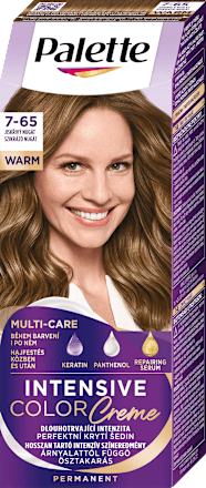Farba na vlasy - 7-65 trblietavý nugát Palette INTENSIVE COLOR CREME