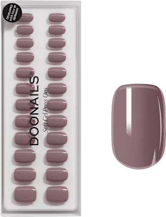 Künstliche Nägel, Soft Gel Press Ons Silent Night Mauve Doonails