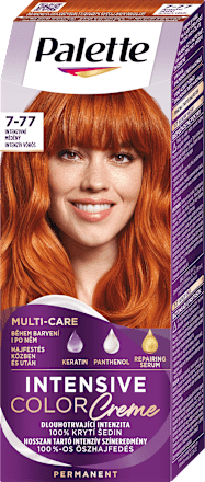 Farba na vlasy - 7-77 intenzívna medená  Palette INTENSIVE COLOR CREME