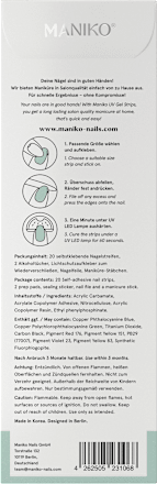 UV Gel Nagelfolien Shimmery Mint Maniko