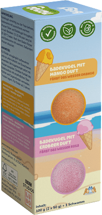 Kinder Badezusatz Badekugel Set Ice Cream 3tlg nanoo kids