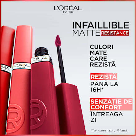 Infaillible Matte Resistance ruj lichid mat 115 L'ORÉAL PARiS