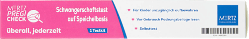 Pregicheck Speichel - Schwangerschaftstest PregiCheck