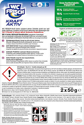 WC-Stein Kraft Aktiv Früchtezauber WC-Frisch