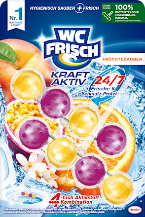 WC-Stein Kraft Aktiv Früchtezauber WC-Frisch