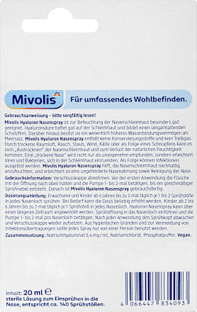Hyaluron Nasenspray Mivolis