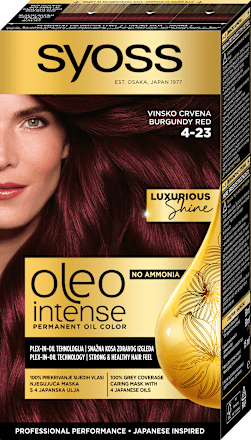 Barva za lase 4-23 Vinsko Rdeča syoss Oleo Intense