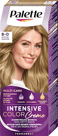 Farba na vlasy - 8-0 svetloplavá Palette INTENSIVE COLOR CREME