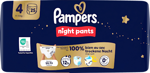 Baby Pants Night 4 (9-15 kg) Pampers