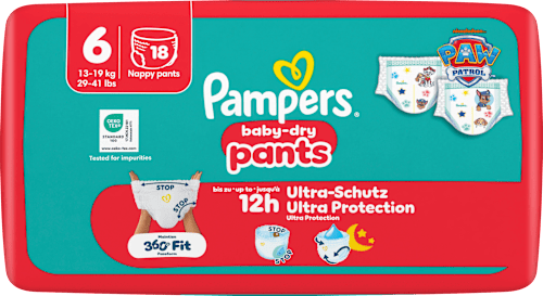 Baby Pants Baby Dry Paw Patrol Gr. 6 (13-19 kg)  Pampers
