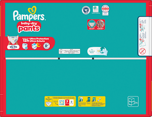 Baby Pants Baby Dry Gr. 7 (15+ kg) XXL Pack Pampers baby-dry