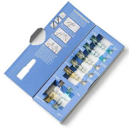 Ošetrujúca 7-dňová pleťová kúra v ampulkách so zmesou bachových kvetov alverde NATURKOSMETIK