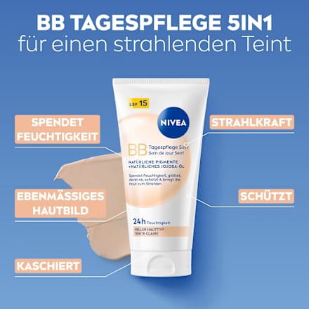 BB Creme Essentials 5in1 heller Hauttyp, LSF 15 NIVEA