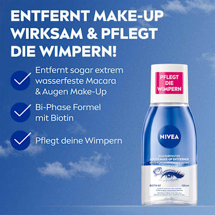 Augen Make-up Entferner double effect NIVEA