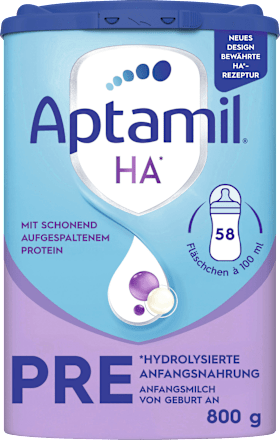 Anfangsmilch Pre HA von Geburt an Aptamil