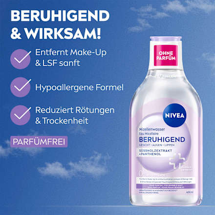 Mizellenwasser beruhigend, Reisegröße NIVEA