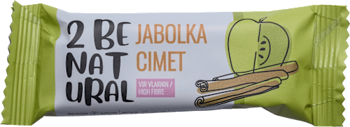 Bio ovsena ploščica jabolko, cimet 2 BE NATURAL