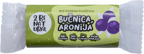 Bio ovsena ploščica bučnica, aronija 2 BE NATURAL