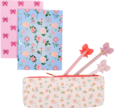 Notizheft "La Vie en Rose", DIN A6 (10,5x14,8cm) RICO DESIGN