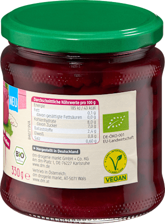 Rote Bete in Scheiben dmBio