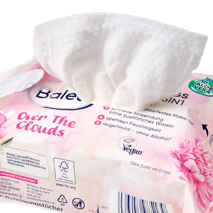Почистващи влажни кърпички за лице 5в1 Over the Clouds Balea